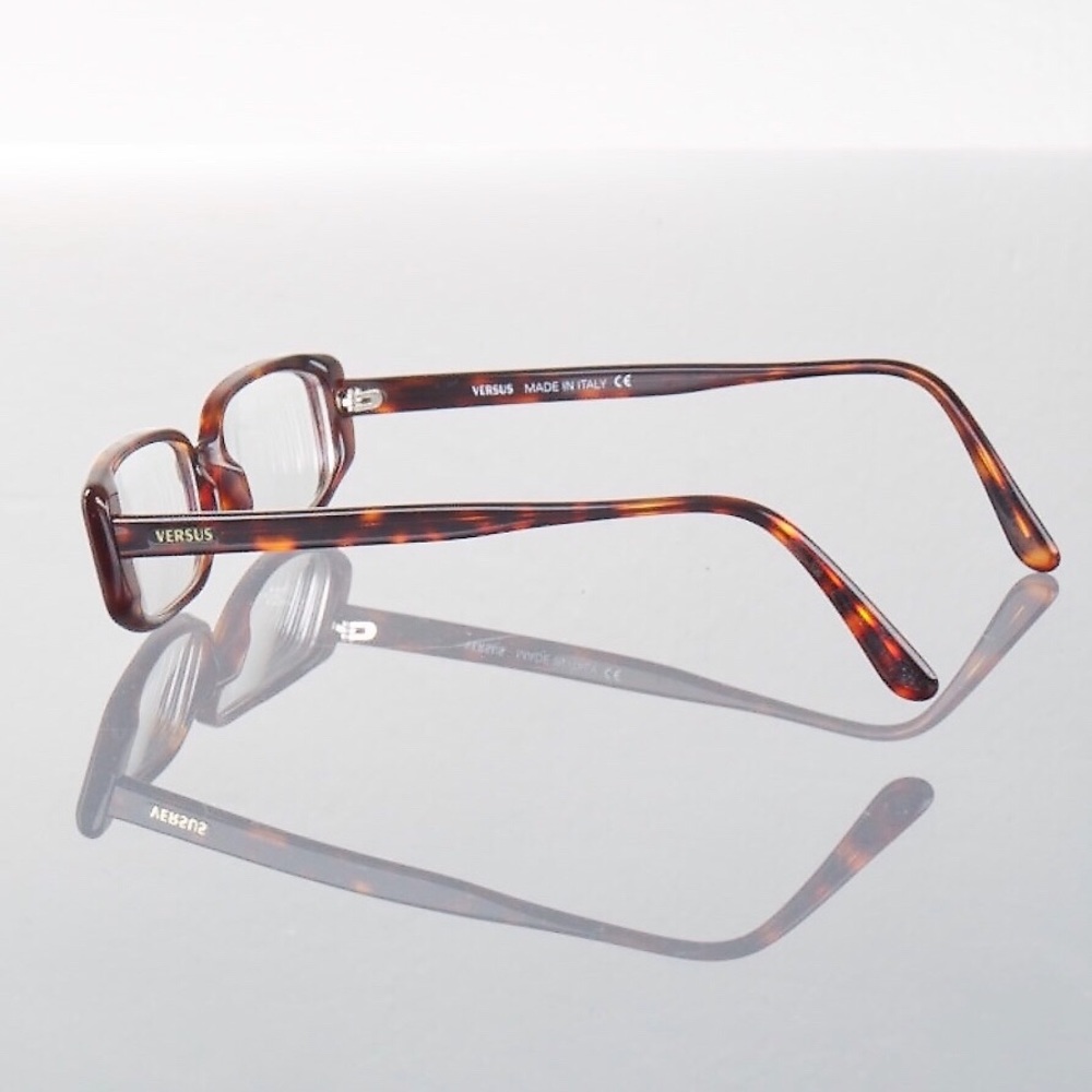 Vintage 90s Versace Tortoise Shell Frames